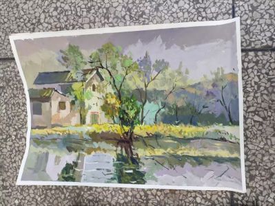 金波映湖潤澤八荒